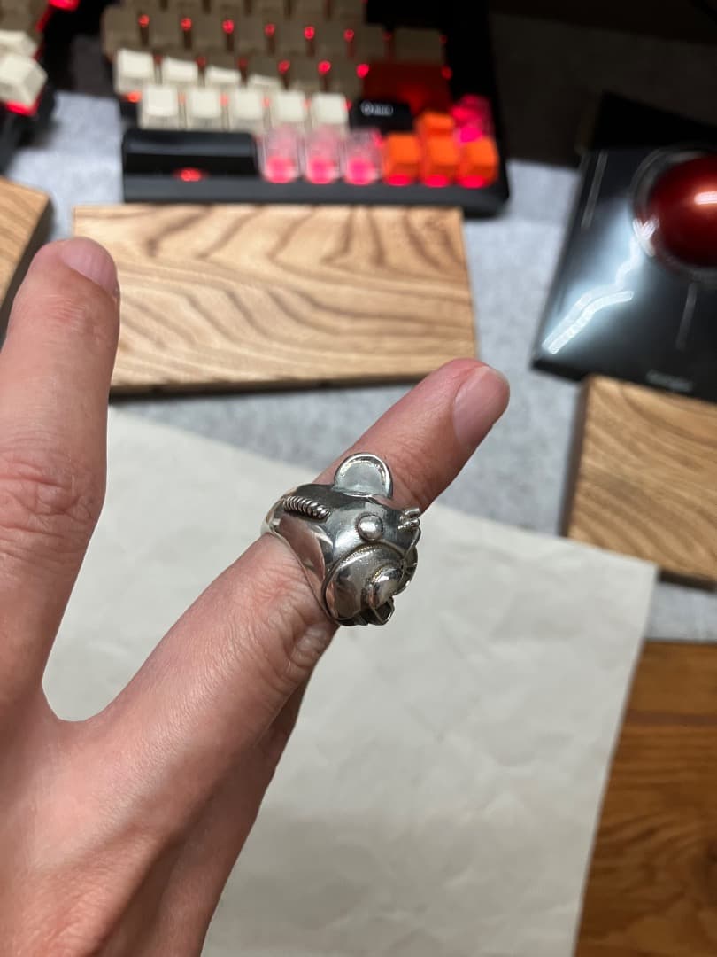 リ*タ様 廃盤 hide LEMONed AKOART サイコベア シルバー リ