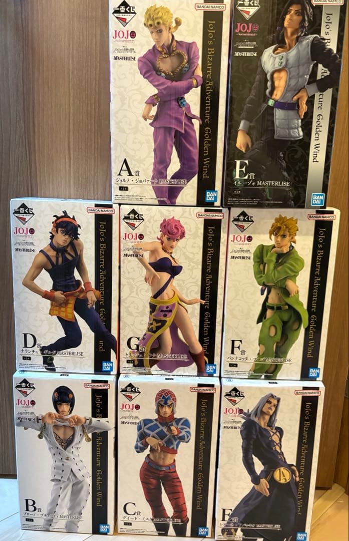 一番くじ ジョジョの奇妙な冒険 GOLDEN WIND A〜F賞セット おまけ