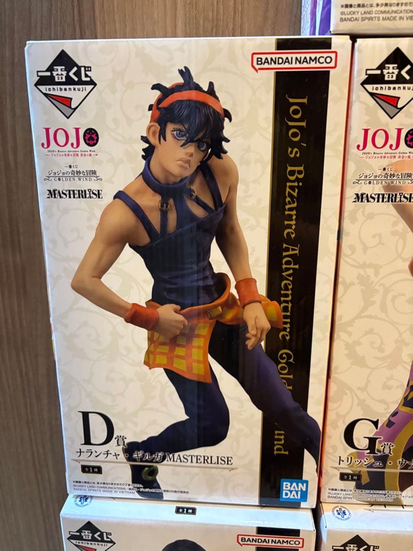 一番くじ ジョジョの奇妙な冒険 GOLDEN WIND A〜F賞セット おまけ