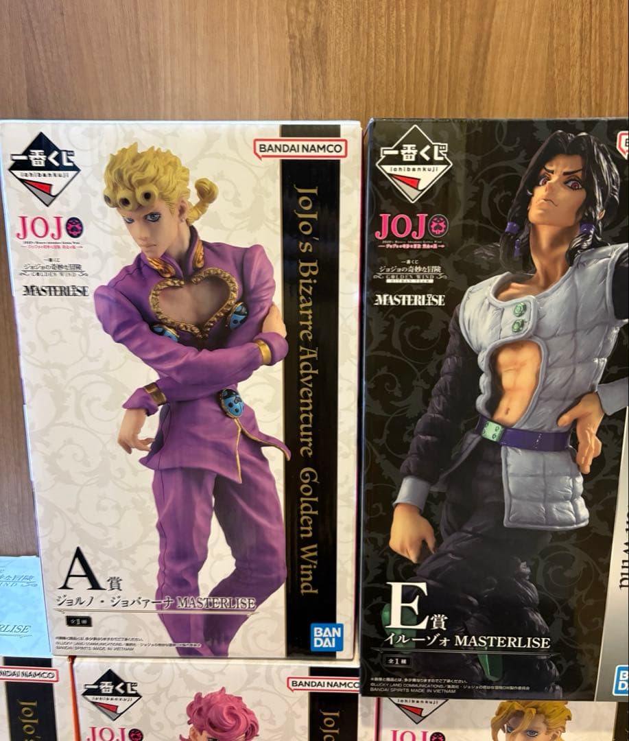 一番くじ ジョジョの奇妙な冒険 GOLDEN WIND A〜F賞セット おまけ