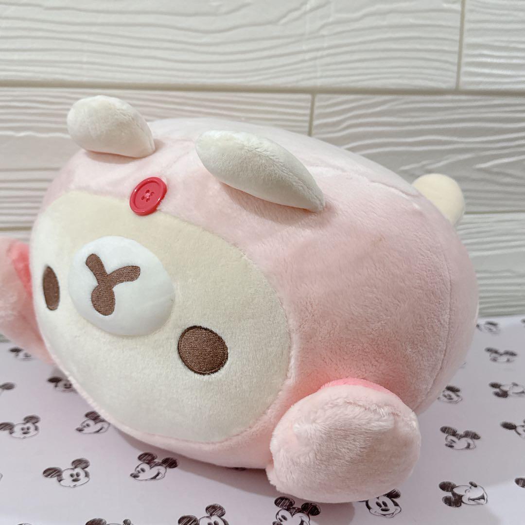 激レア　コリラックマ スーパーもーちもち 大福クッション うさみみ