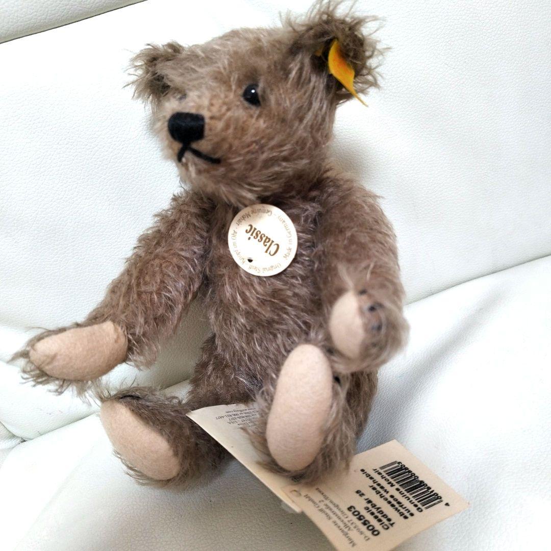 シュタイフ　クラシックテディベア25 モヘアウォッシャブル　定価約5万円ドイツ製