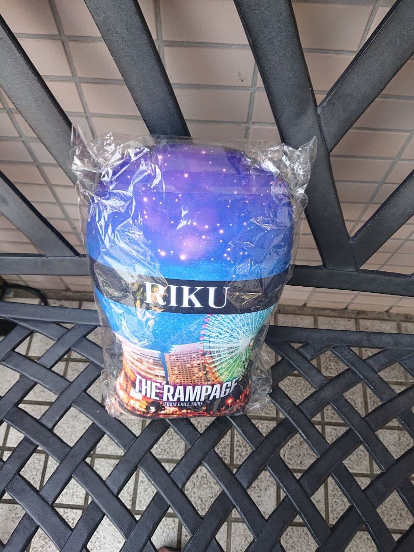 居酒屋えぐざいる 海軍 rampage 直筆サインいり クッション RIKU