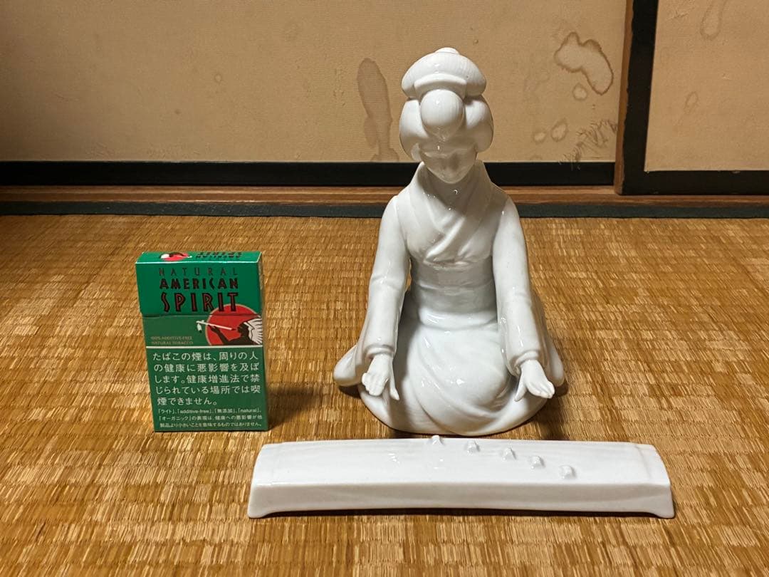 白磁 琴引き 和装 乙女 女人像 揃い 三体まとめて 時代物