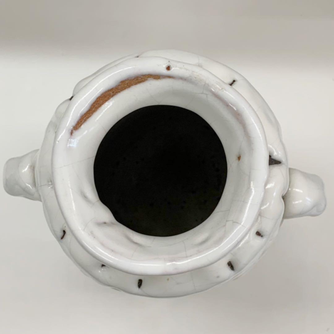 【花入16】萩　カイラギ　耳付　小松健　高さ23㎝