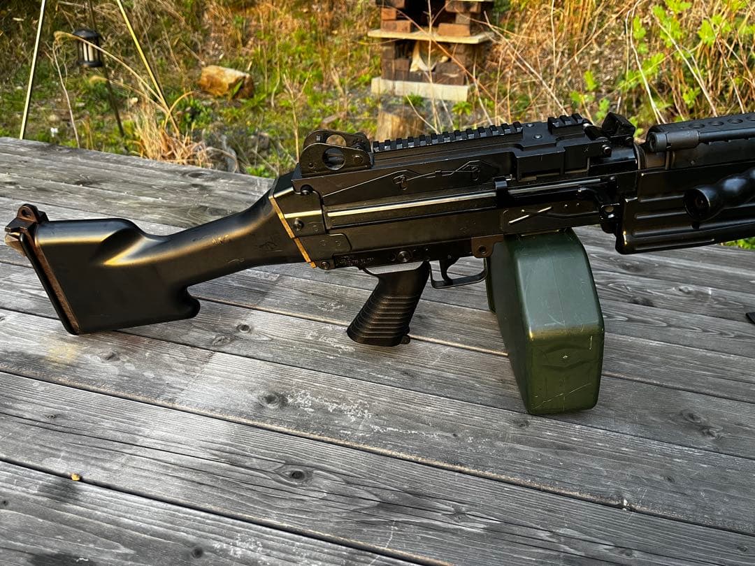 ち*ん様 TOP M249 固定ストック　電動ガン