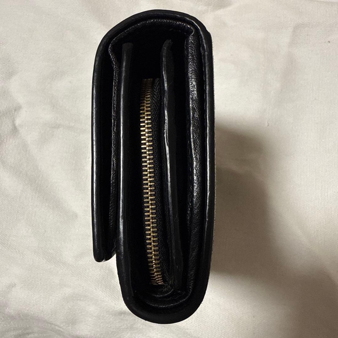 GUCCI 二つ折り財布 黒 ベージュ マーモント 正規品