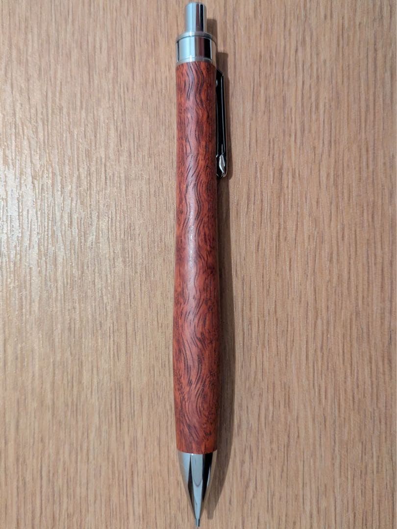 工房楔　花梨 ちぢみ杢・トラ杢 シャープペン KATO#201