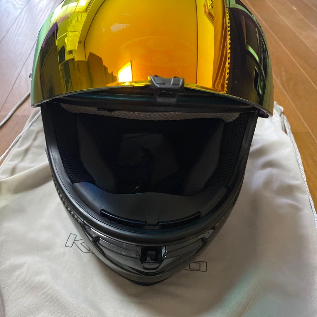 カブトエアロブレード5R カーボンヘルメット　Mサイズ　ミラーシールド2個付