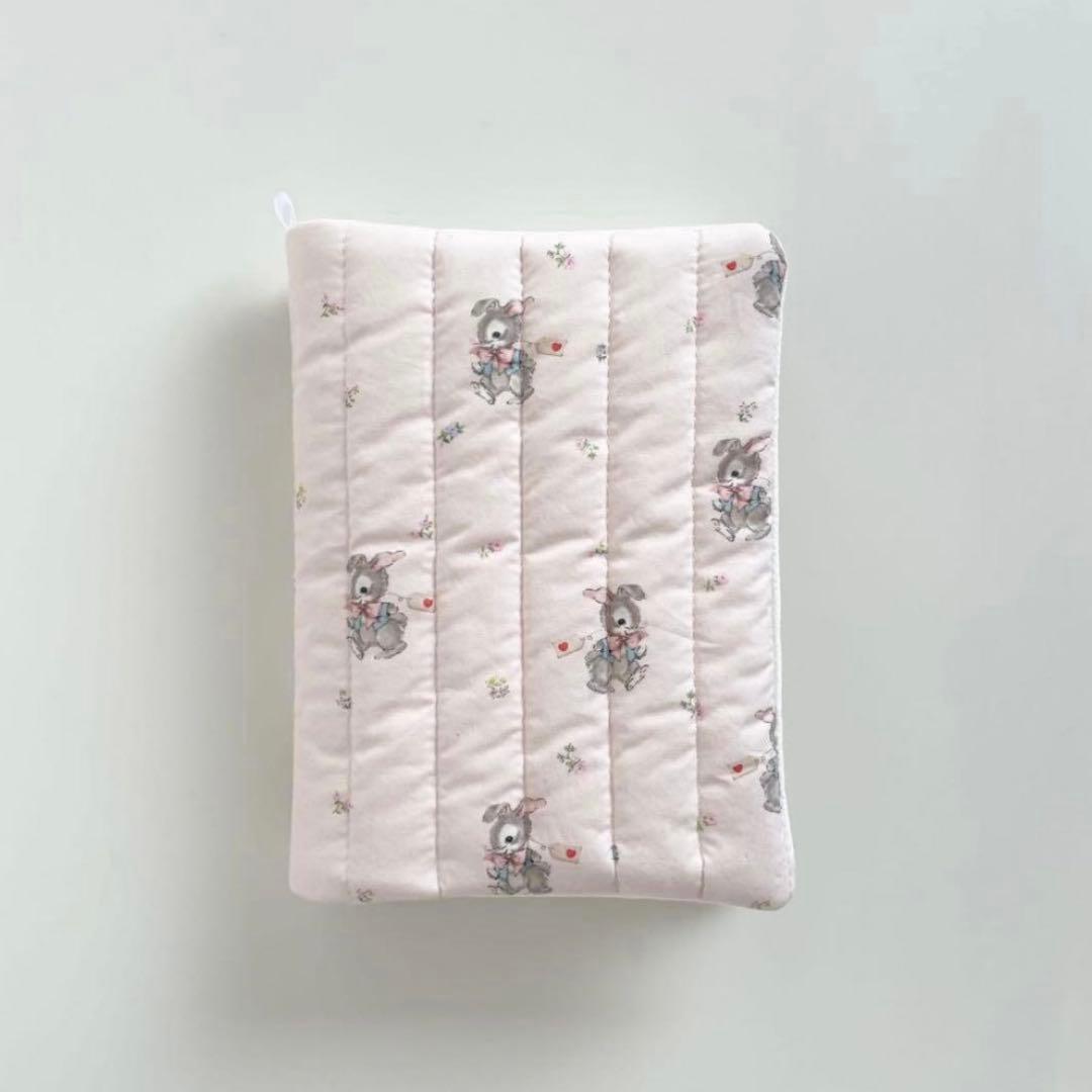 早い者勝ち　韓国　バインダー　カバー　貯金　現金管理　ピンク　うさぎ