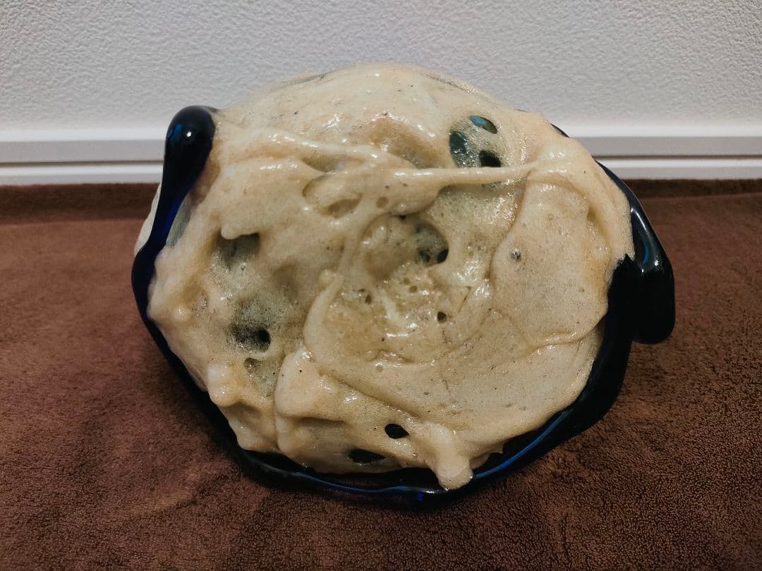 名工　稲嶺盛吉作　茶泡花瓶 超レア品！