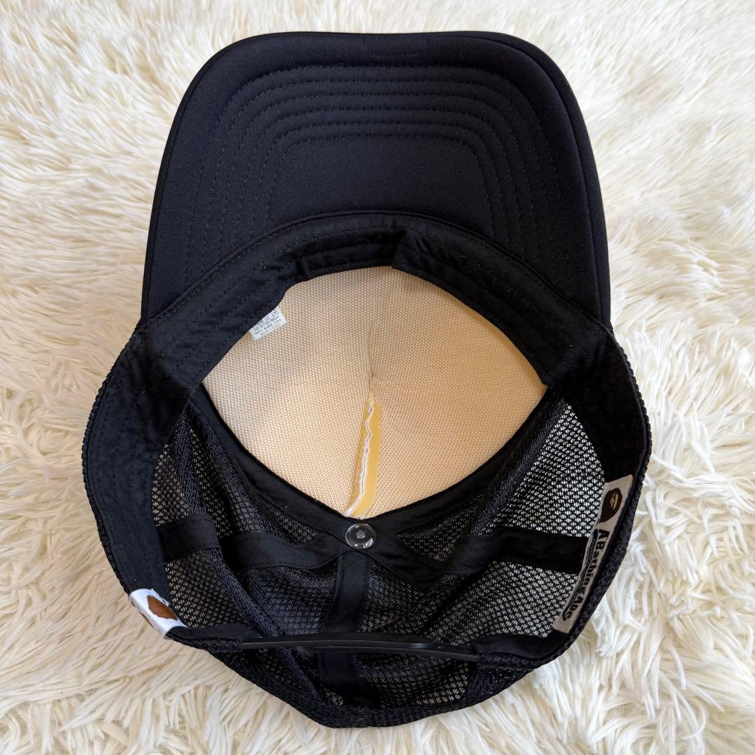 レア A BATHING APE ベースボールキャップ 猿 ロゴ NIGO