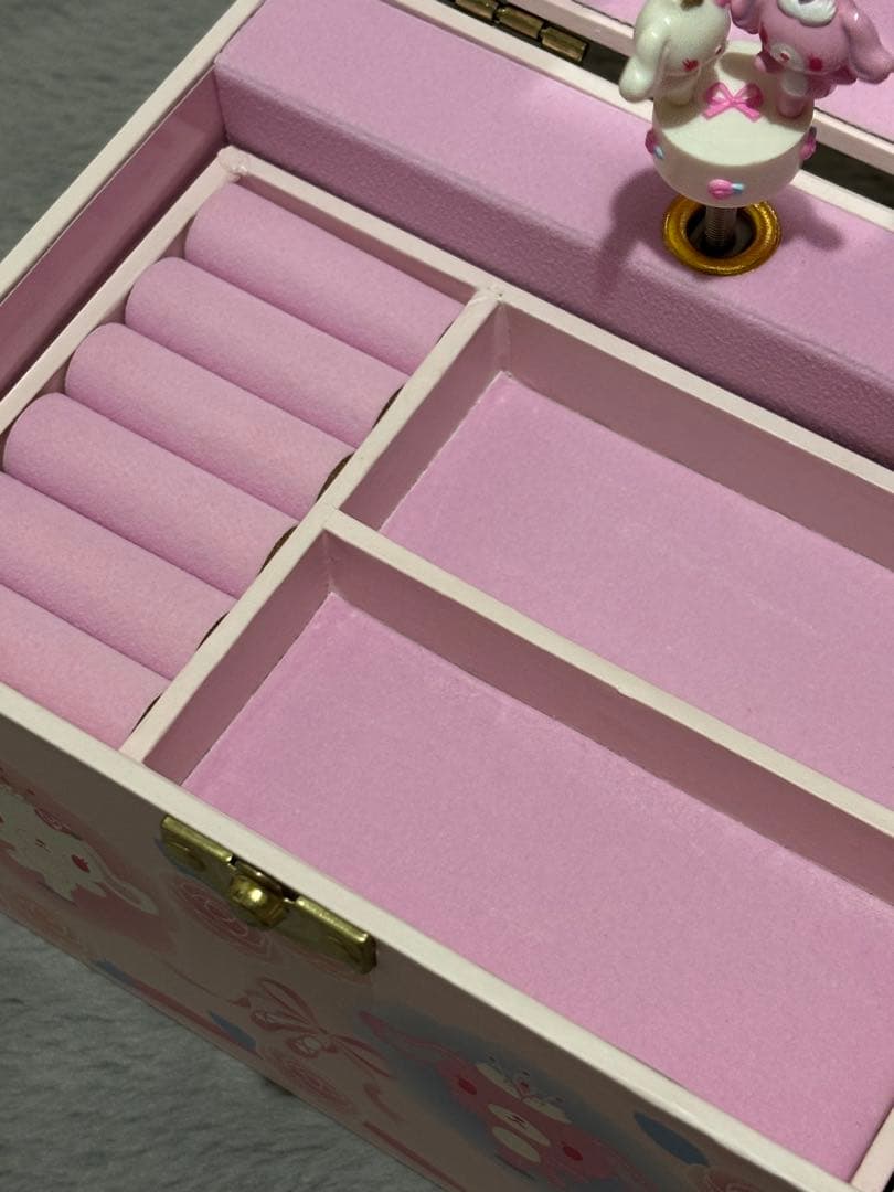 サンリオ Sugarmiuet 収納ボックス オルゴール付き シュガーバニーズ