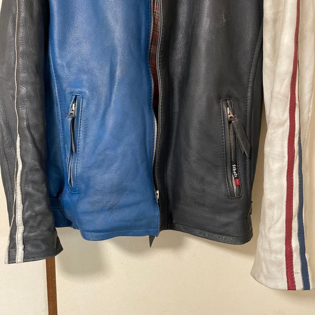 HormonNo1  【L】schott シングル ライダースジャケット