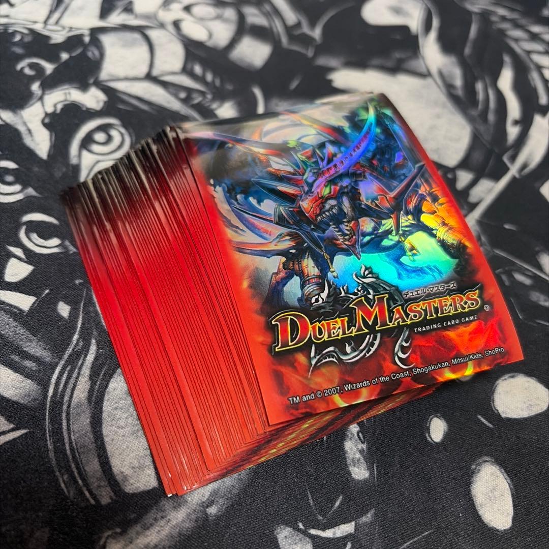 デュエマ　旧公式スリーブ　ボルメテウス武者ドラゴン　40枚