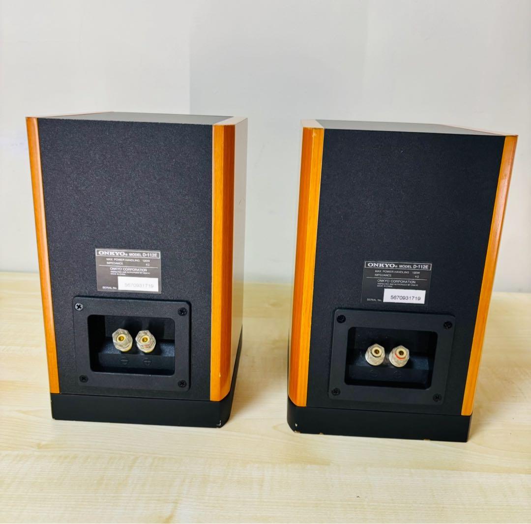 ONKYO スピーカーシステム （2台1組） D-112E 送料込み