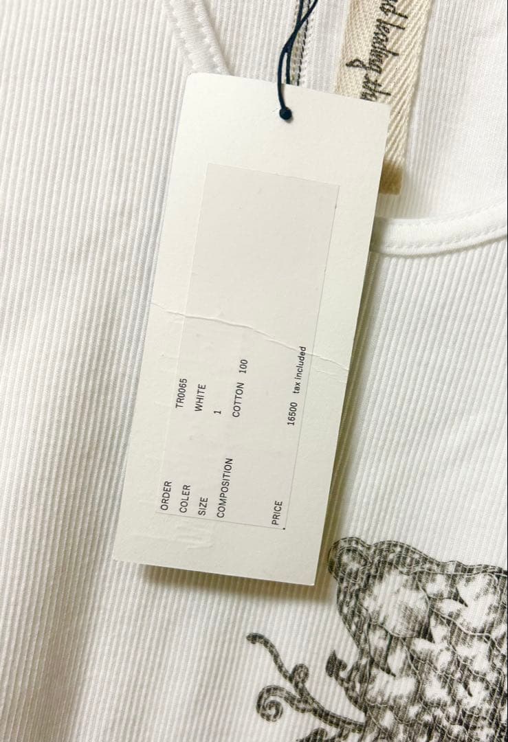 【希少品】hyde着Blind leading the Blindタンク 白1