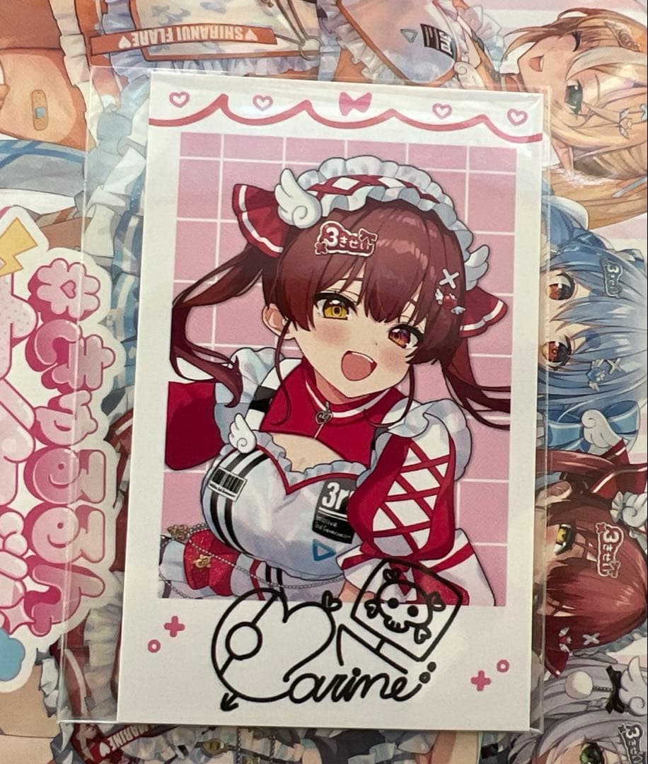 ホロライブ 3期生 1stEPきゅるるん大作戦 マリン チェキカード 特典 CD