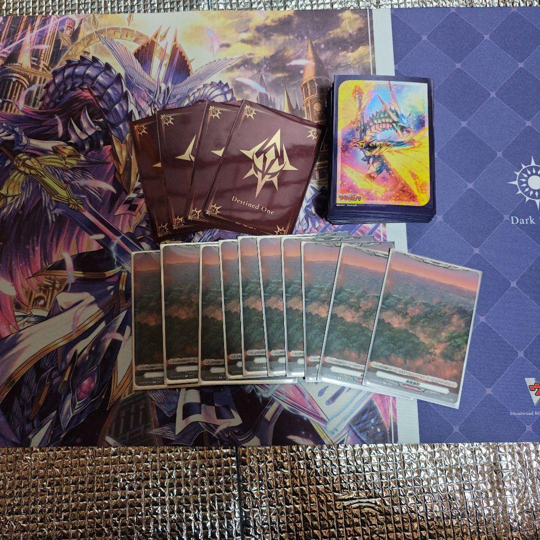 ヴァンガード 　レヴィドラス・エンピレオデッキ 無限鱗粉マーカー、スリーブ付き