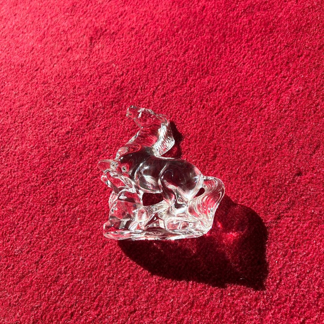 バカラ　馬　ガラス　干支