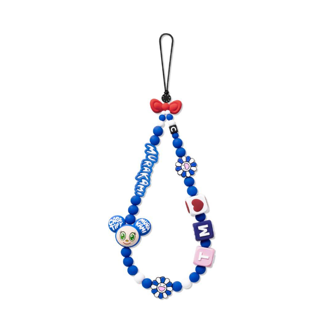 【値下げ】CASETIFY×村上隆　ストラップ (ブルー)