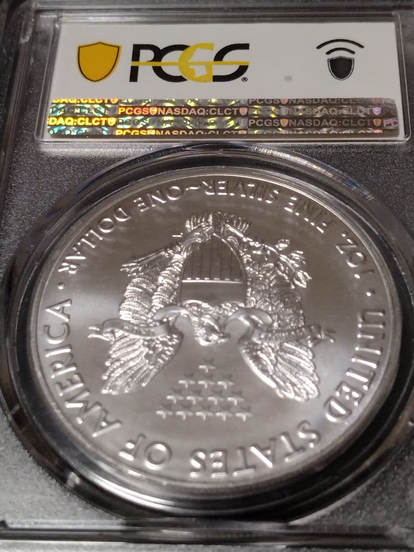 MS70 2021年 イーグル銀貨 タイプ1（初日緊急発行）フィラデルフィア