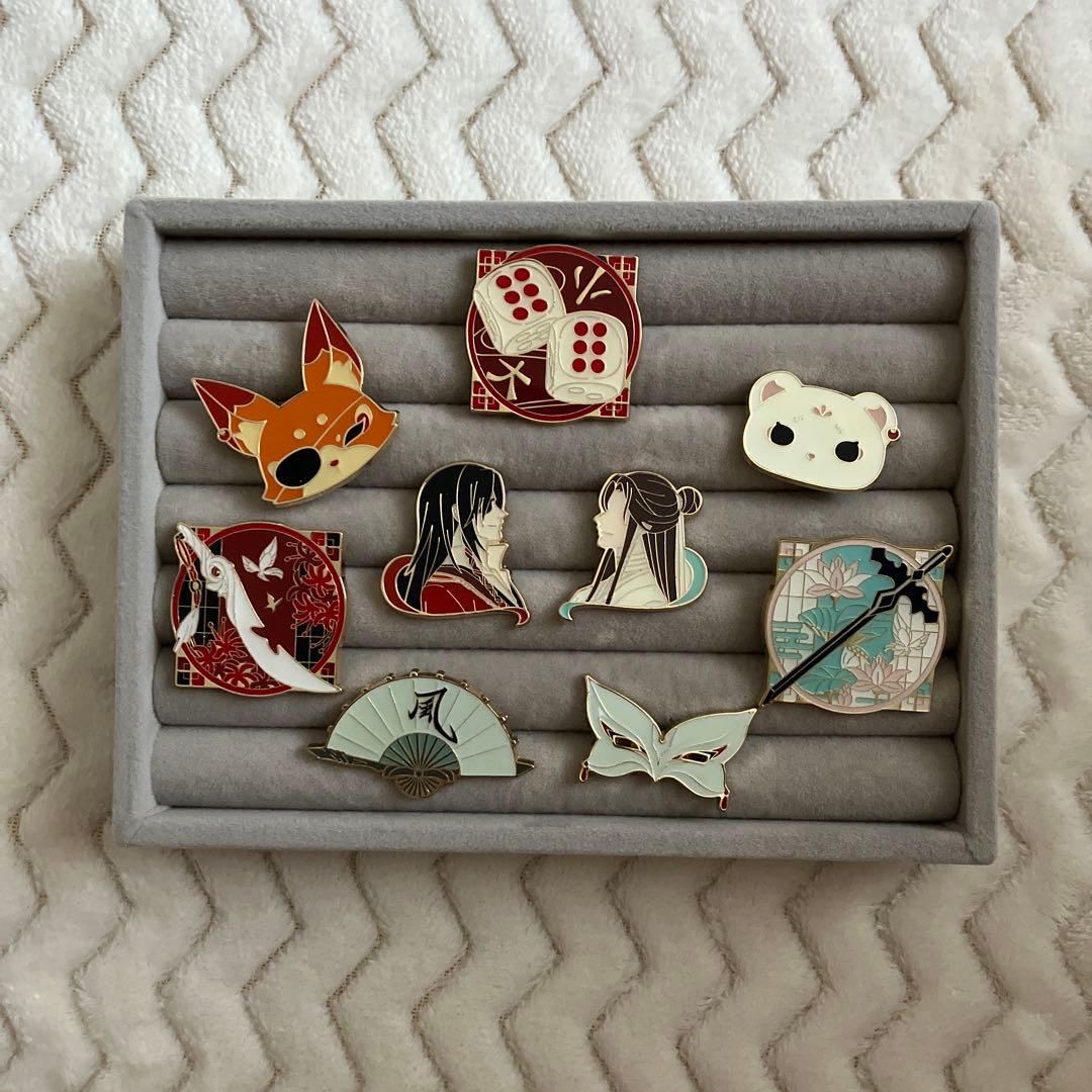 天官賜福　ランダムモチーフピンズ　アニプレックス セミコンプリート