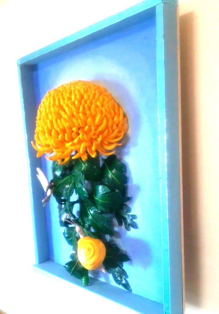 菊と近寄る昆虫