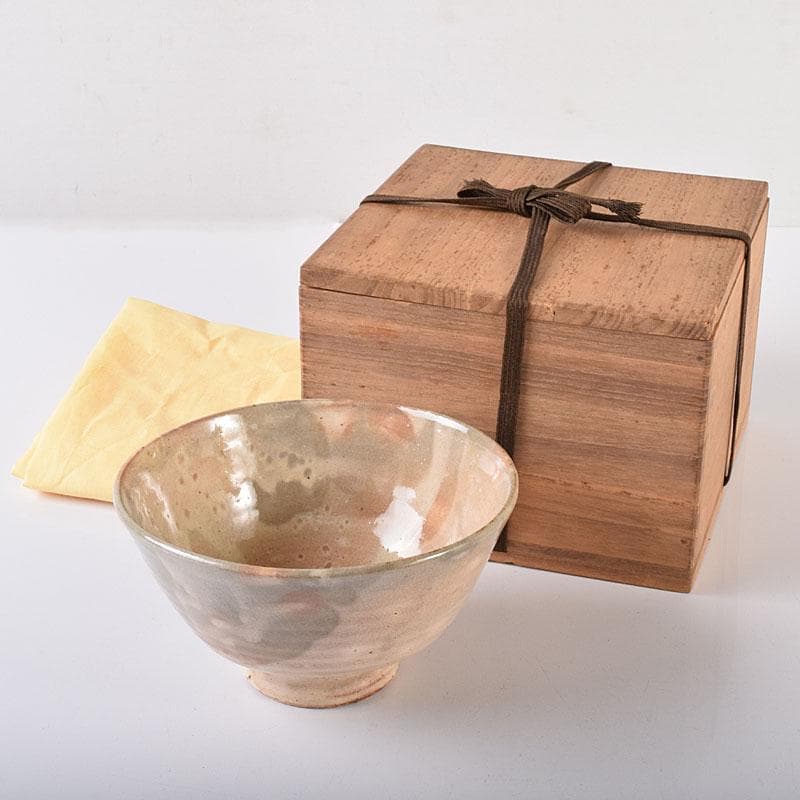 茶道具　萩焼　茶碗　裏千家十四代淡々斎極め箱　M　R8130