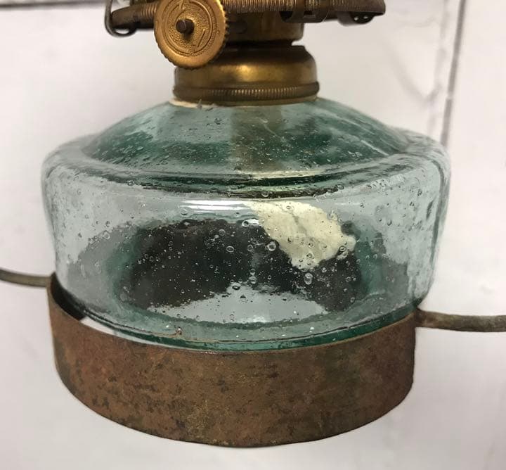 オイルランプ　アンティーク