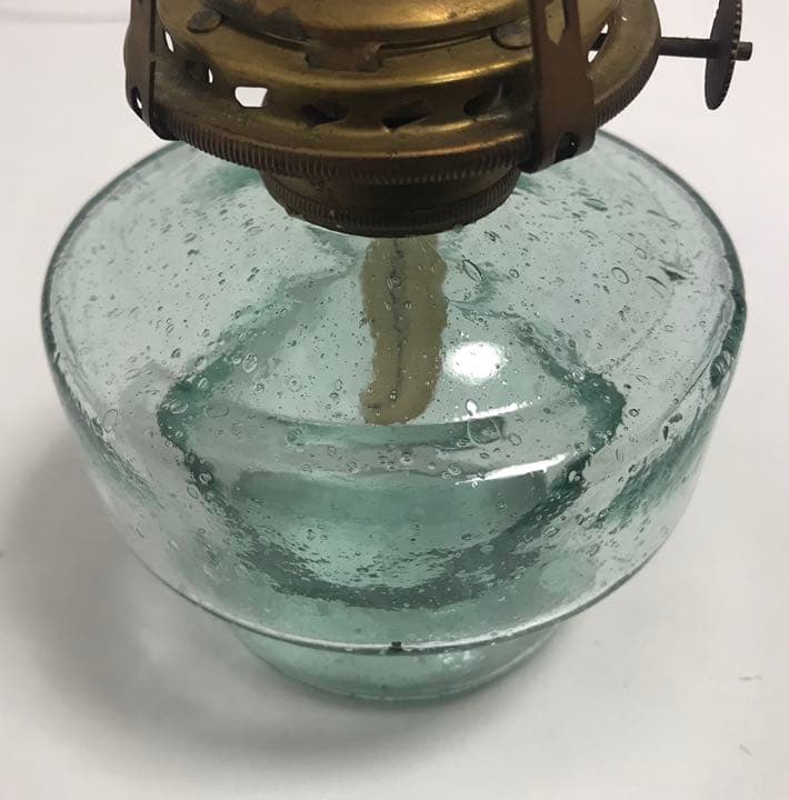 オイルランプ　アンティーク