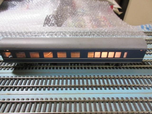 国鉄 20系特急形客車 中間車 4両セット HOゲージ (金属製・カツミ製）