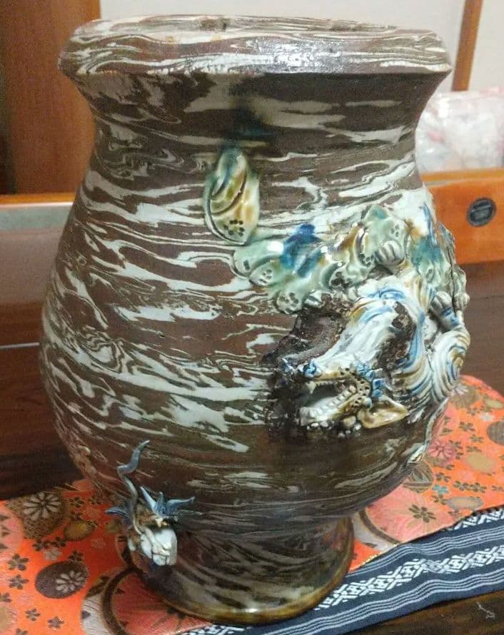 【やちむん】古い壷屋焼の壺