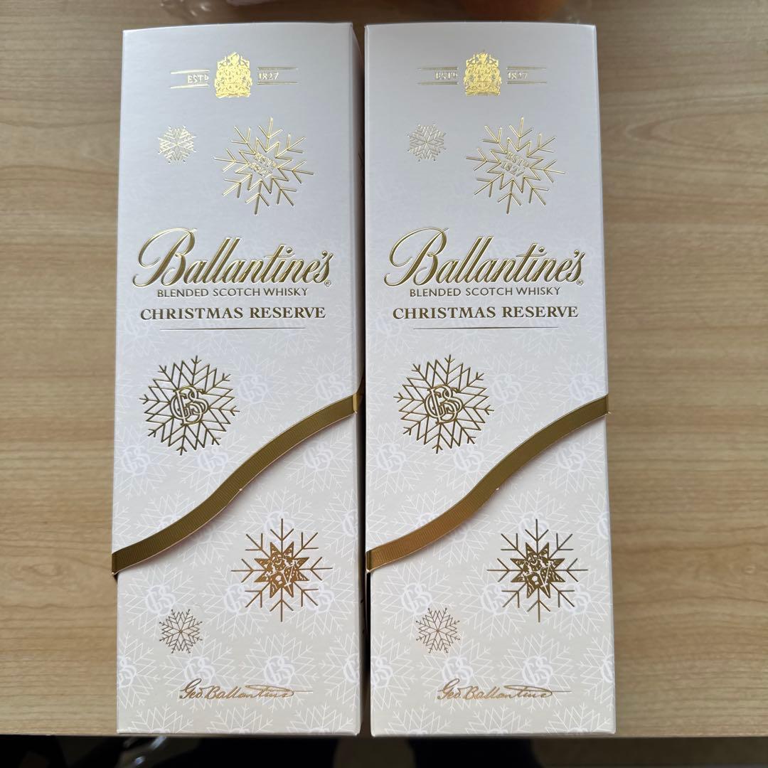 Ballantine's バランタイン　クリスマスリザーブ　2025 2本セット