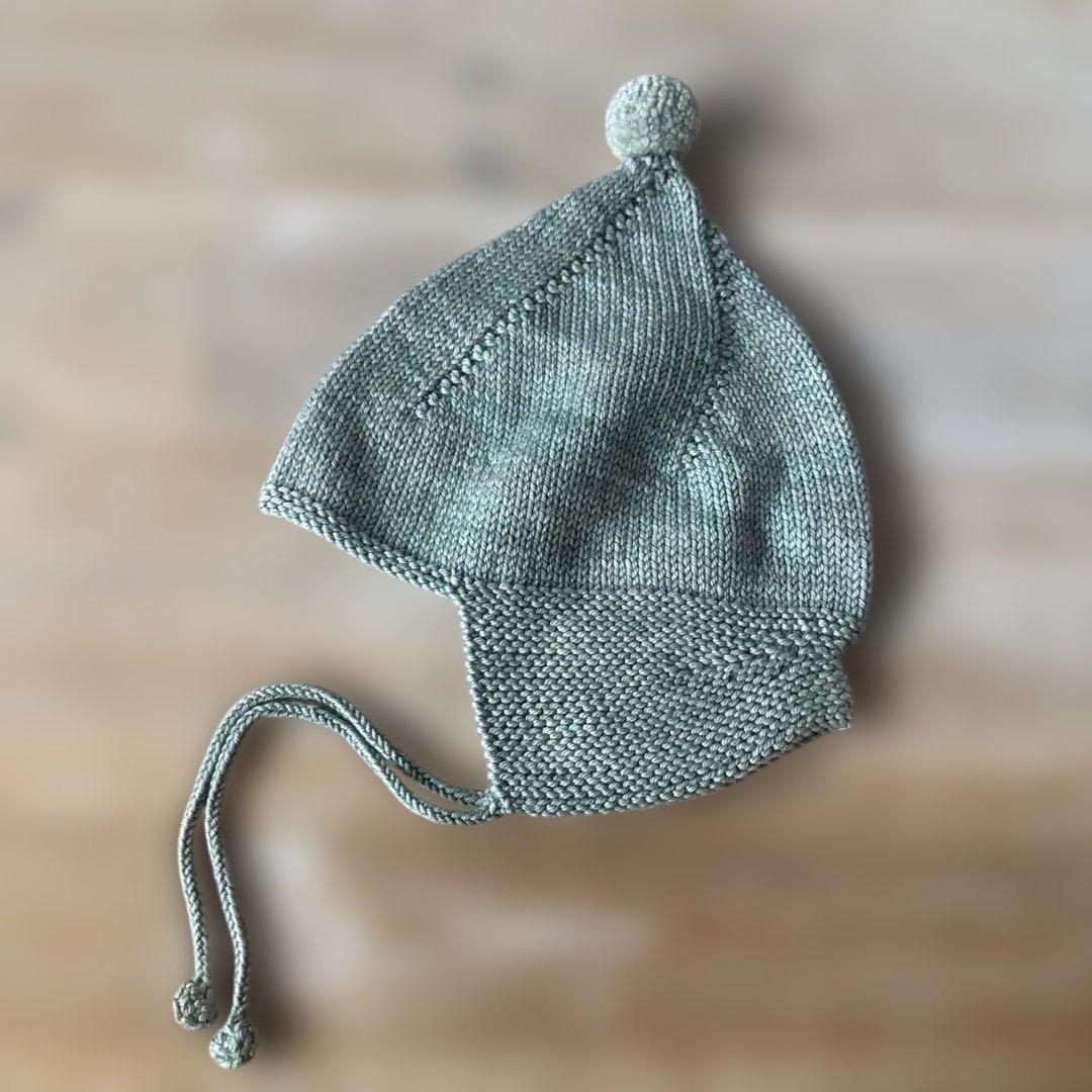 Misha & Puff ポンポン付きニット帽　2-4y