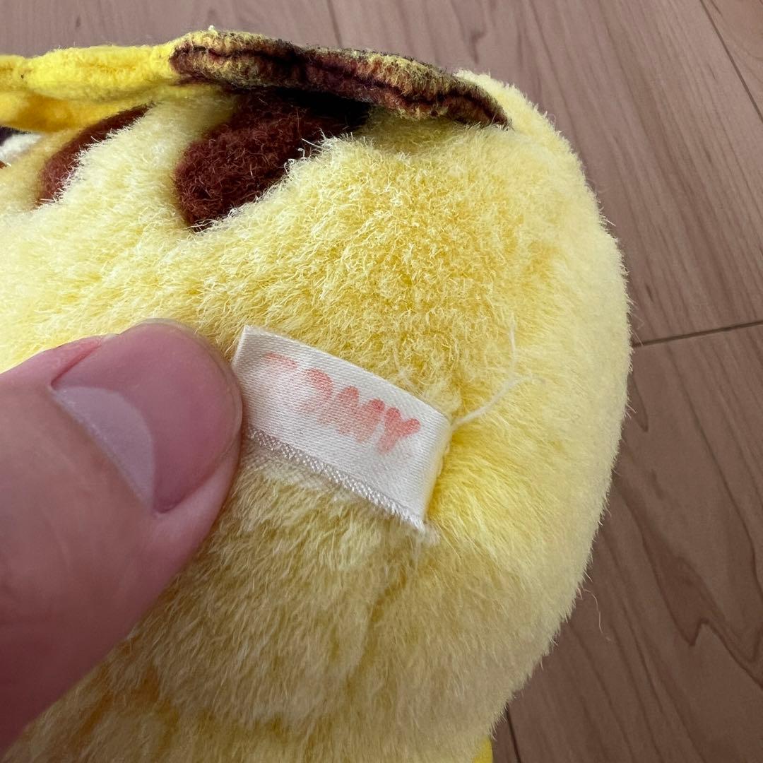 TOMY 初期 手のひら ピカチュウ ぬいぐるみ