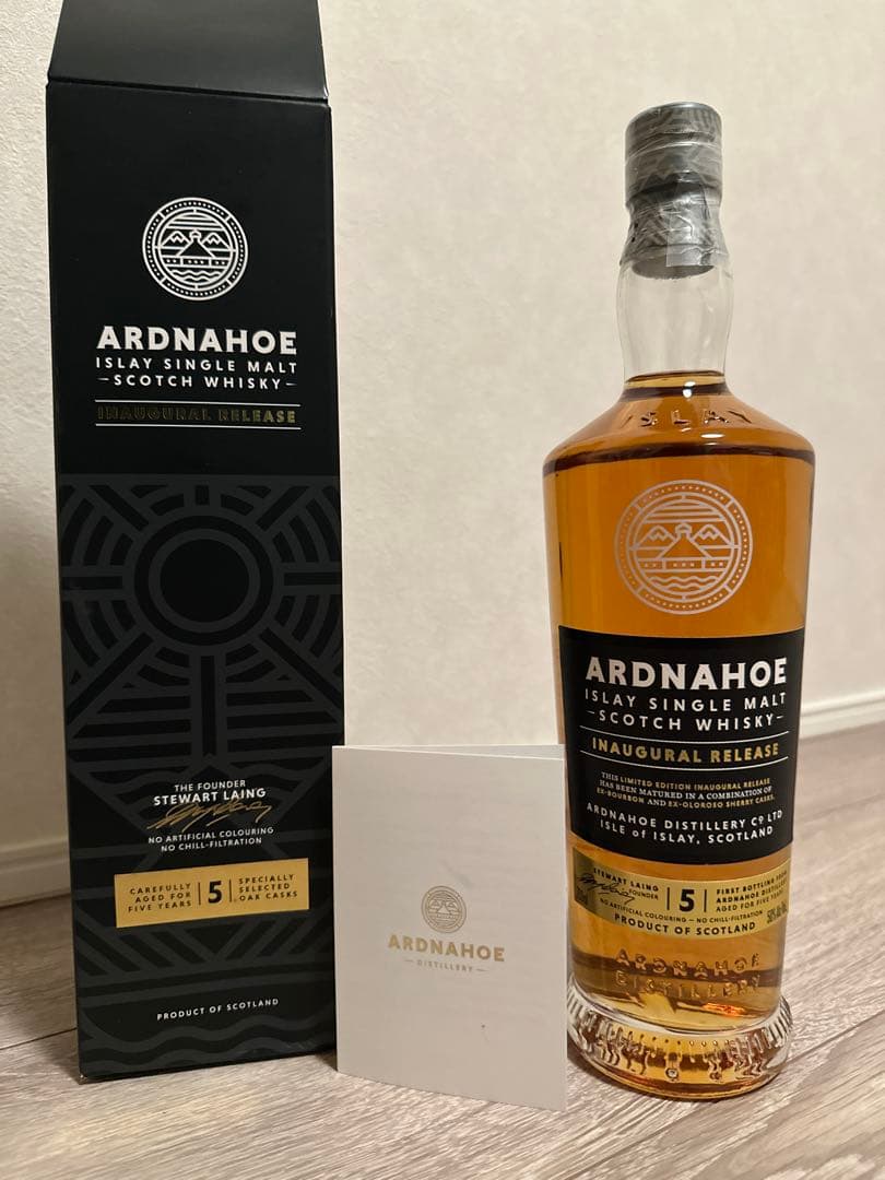 【ファーストボトリング】ARDNAHOE5年 INAUGURAL RELEASE