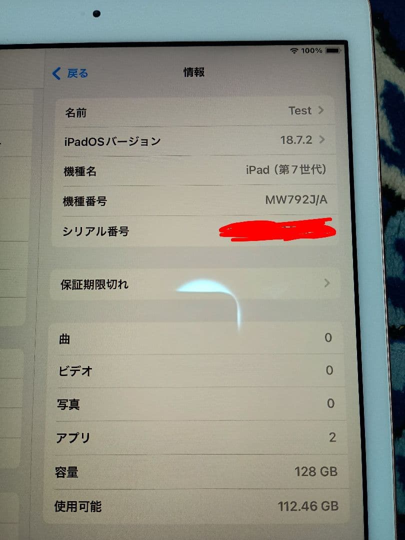 iPad (第7世代) 128GB wifiモデル