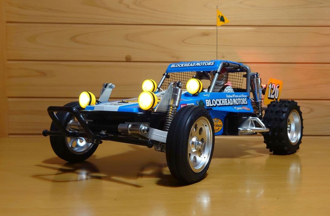 XBワイルドワンオフローダーBLOCKHEADMTORS＆LEDライト組付済新品