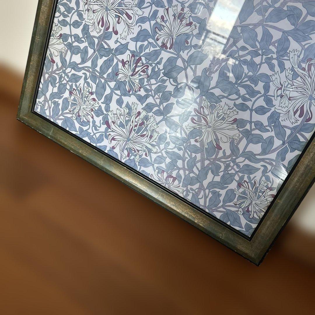 LOEWEロエベウィリアムモリスポスターフレーム 花柄 ダークグリーン