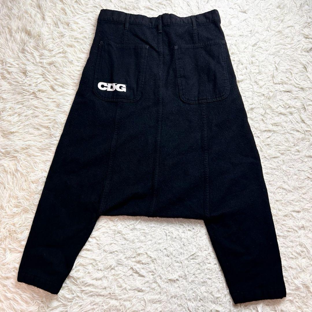 【希少M】 CDG コムデギャルソン ウール サルエルパンツ ブラック