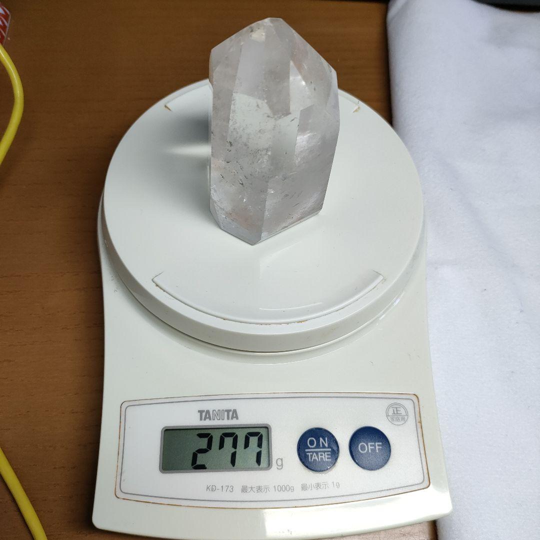 水晶原石ポイント　277g