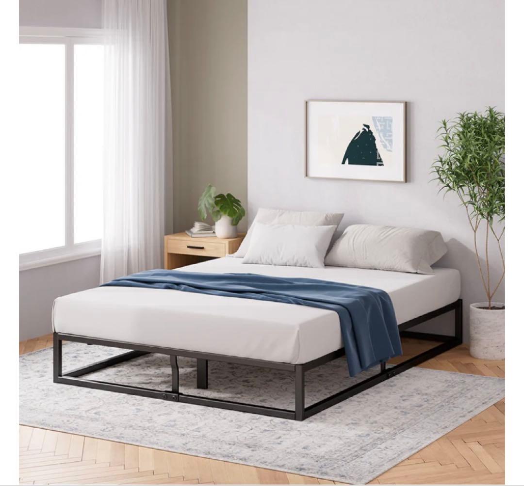 【新品】ZINUS Joseph メタルベッド　シングル　ブラック