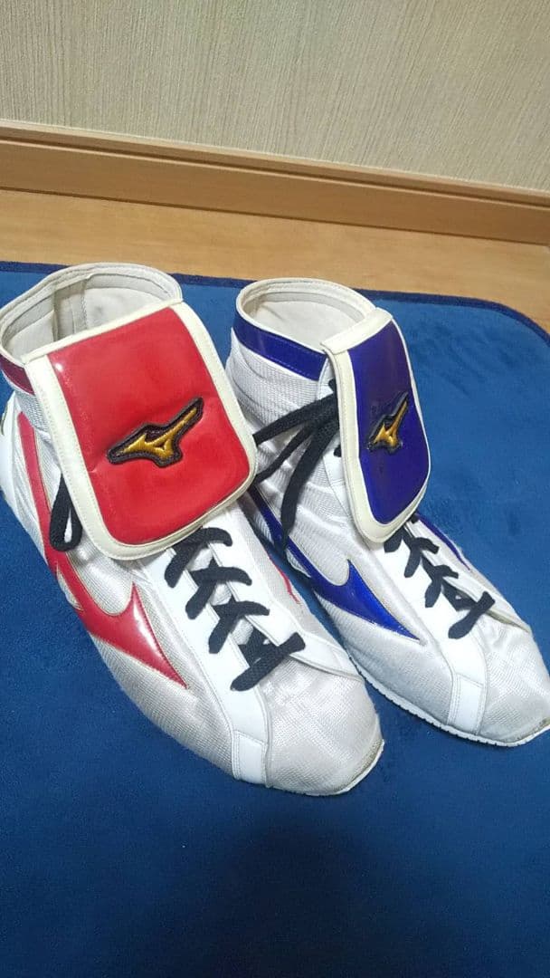 Mizuno ボクシングシューズ ホワイト/レッド/ブルー