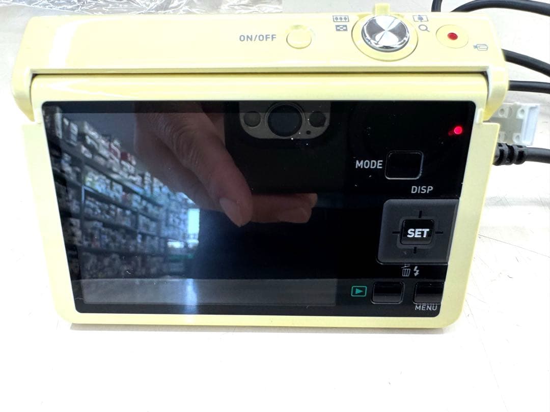 CASIO EXILIM ZR-70 イエロー コンパクトデジタルカメラ