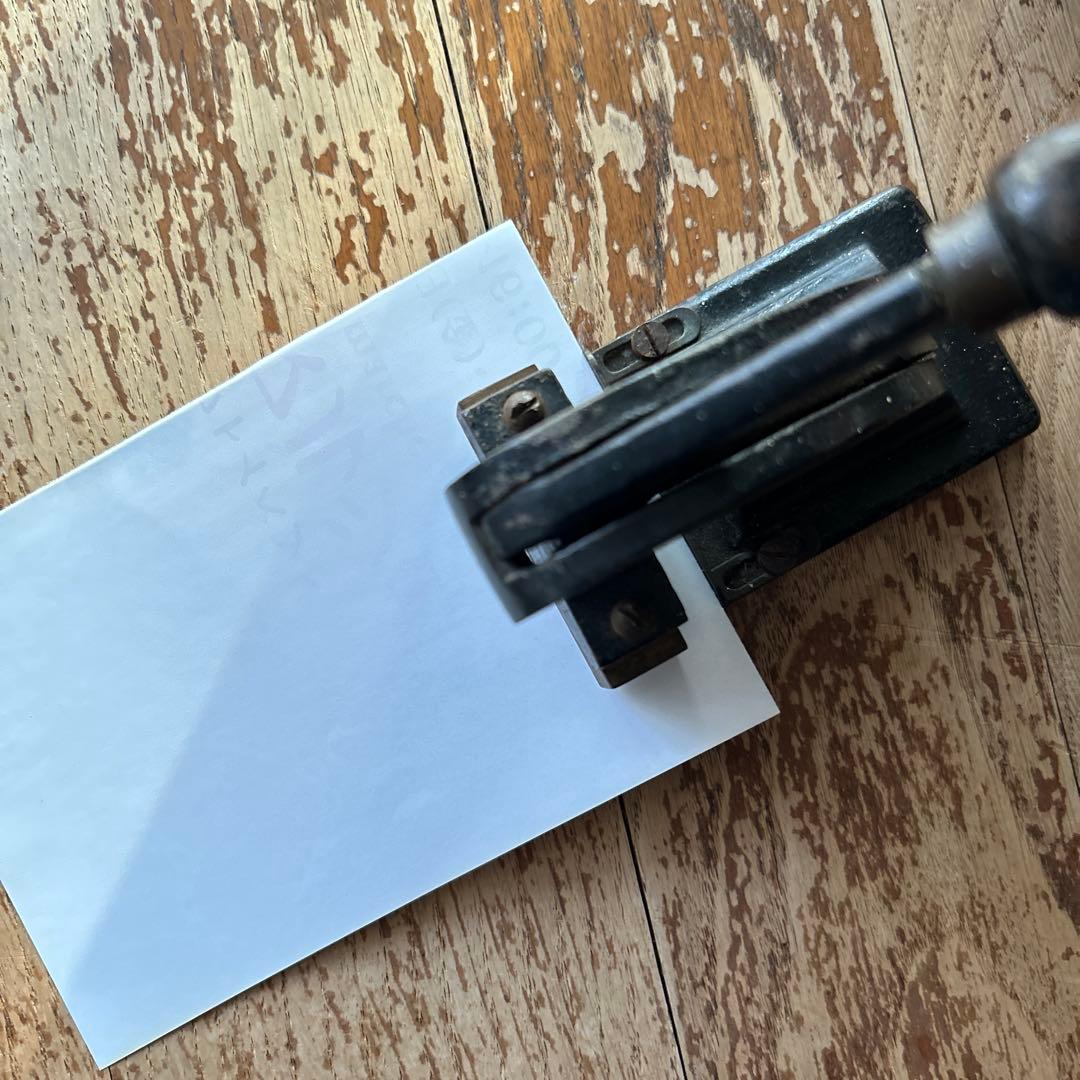 イギリスアンティーク ヴィンテージ エンボッサー スタンプ