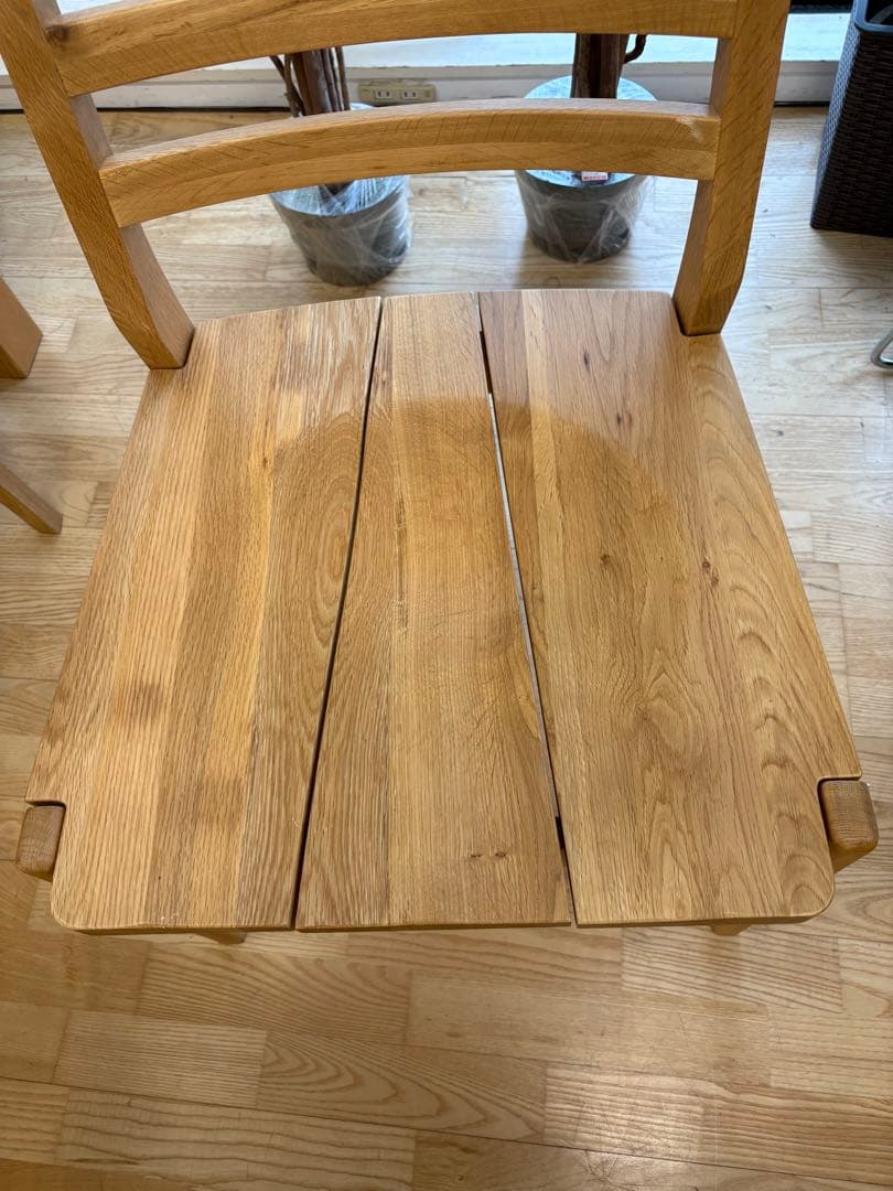 M100　新城家具　ダイニング５点セット　ダイニングテーブル　幅1500ｍｍ