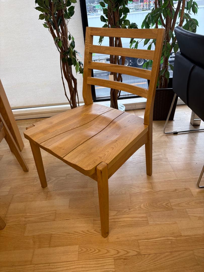 M100　新城家具　ダイニング５点セット　ダイニングテーブル　幅1500ｍｍ