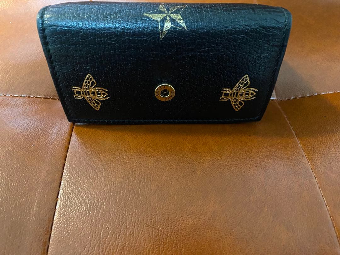 GUCCI グッチ　ビー　スター　蜂　星　アニマリエ　キーケース　ブラック