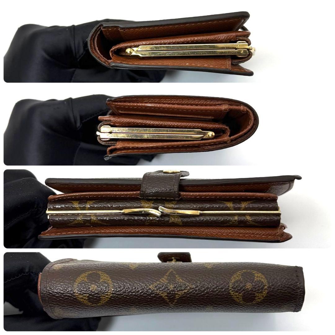 ルイヴィトン モノグラム ポルトモネ ビエ ヴィエノワ 財布 がま口 二つ折り